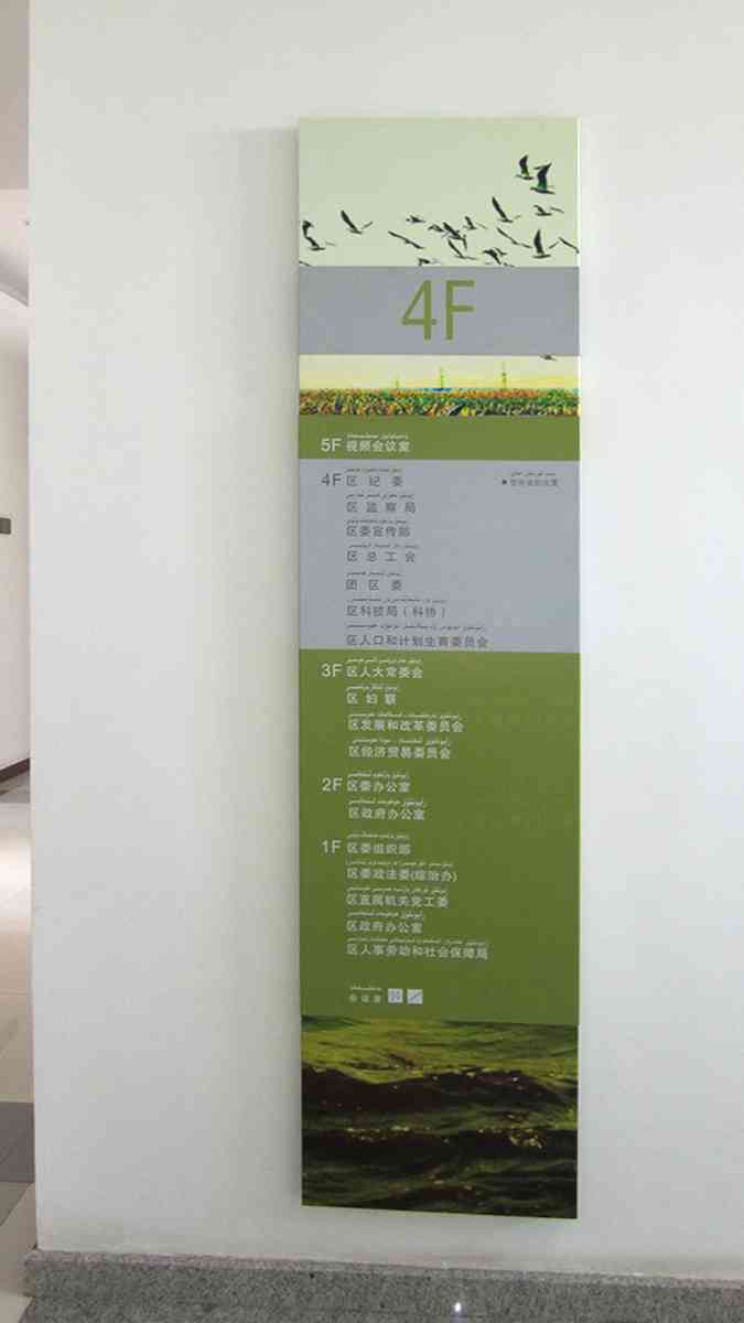 克拉玛依区城市办公楼导示设计图片素材_1